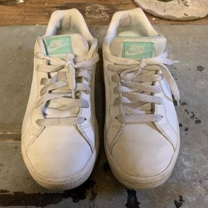 White Teal Nike Sneakers